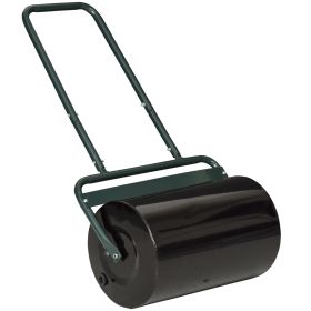 20-Inch Lawn Roller Push/Tow Behind Filled with Water or Sand for Garden Sod Flattening