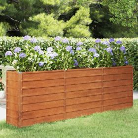 Garden Raised Bed Rusty Corten steel Large Durable