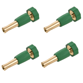 (4 pack) Gardener 4 in. Brass Twist Nozzle