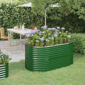 Garden Raised Bed Green Powder-coated steel Standard Durable