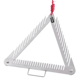 24in Aquatic Weed Rake, 3-Sided Lake Weed Rake with Handle, Portable and Foldable Pond Water Grass Razor