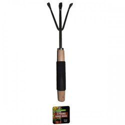 Wooden Handle 3 Prong Rake (pack of 12)
