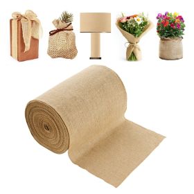 Burlap Fabric Roll, 14' x 150 ft & 50 x 50 High Density Wide Natural Burlap Fabric Rolls, Jute Fabric Burlap Tree Wrap Roll, for Decor, Crafts